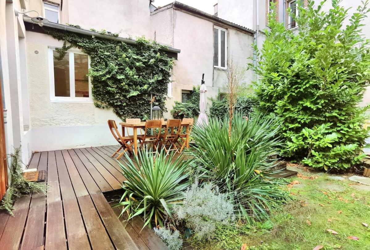 Maison De Ville Avec Terrasse Et Jardin ランス エクステリア 写真